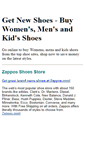Mobile Screenshot of getnewshoes.com